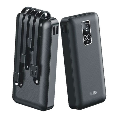 POWERBANK KP-27 20000MAH SA KABLOVIMA