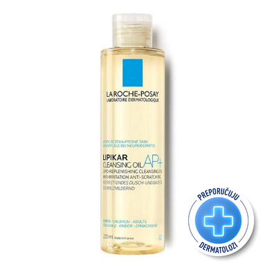 La Roche-Posay LIPIKAR HUILE LAVANTE AP+ Ulje za kupanje obogaćeno lipidima protiv nadraženosti i svrbeža, 200 ml