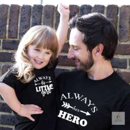 Little girl and her Hero set
