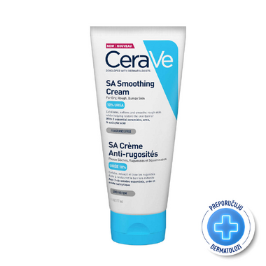 CeraVe SA Smoothing krema za zaglađivanje suhe i grube kože, 177 ml