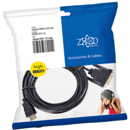 HDMI na DVI kabal 1,5m ver1,4