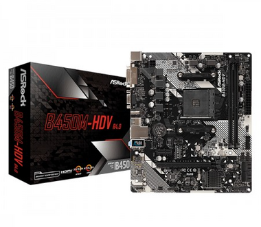 Matična ploča ASRock B450M-HDV R4.0 (AM4)