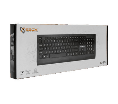 SBOX Tastatura USB K-33/HR