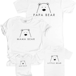 Bear family bijeli set