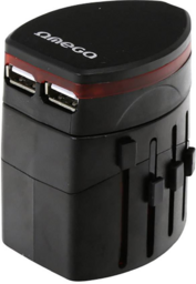 Omega Travel Adapter 4u1
