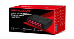 Mercusys MS105G 5-Port 10/100/1000 Mbps Desktop Switch