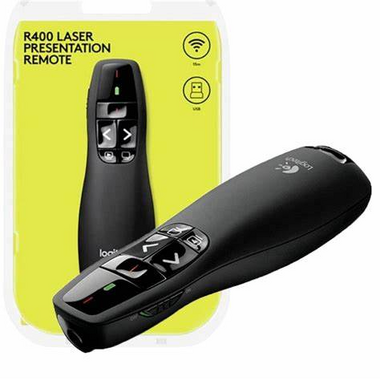 LOGITECH R400 Wireless Presentation Remote - BLACK