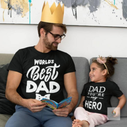 Dad Hero Daughter set