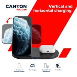 CANYON WS-202 2in1 Wireless charger
